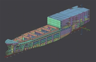 日本郵船使用3D模型開發(fā)多用途集裝箱船基本設(shè)計(jì)圖獲批